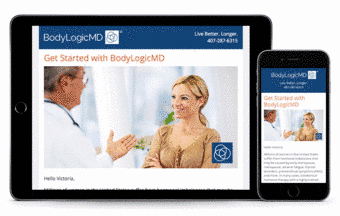 BodyLogicMD animated welcome email banner