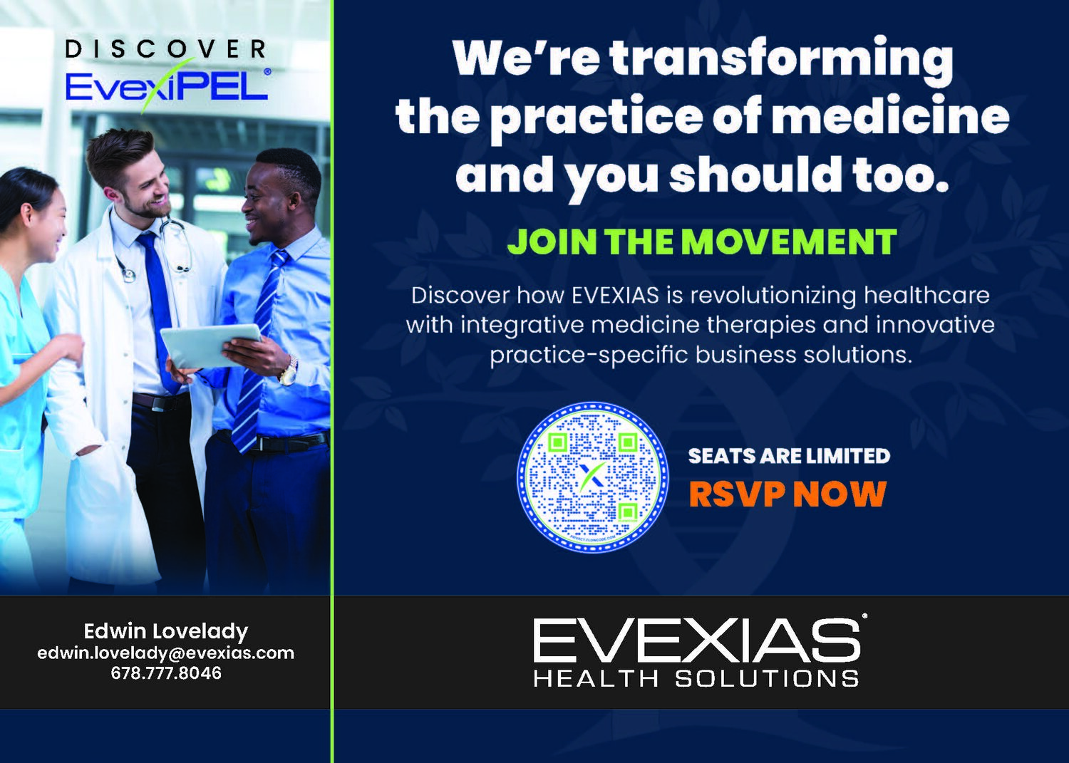 Evexias EvexiPEL practice transformation event invitation
