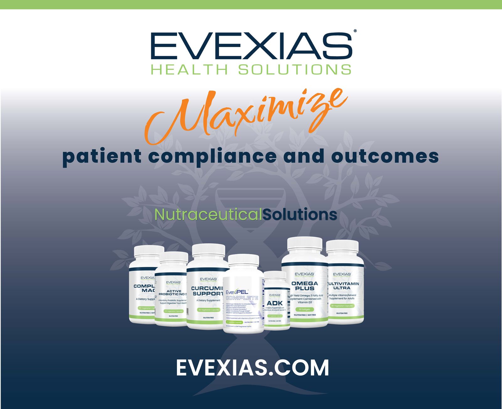 Evexias nutraceutical sell sheet